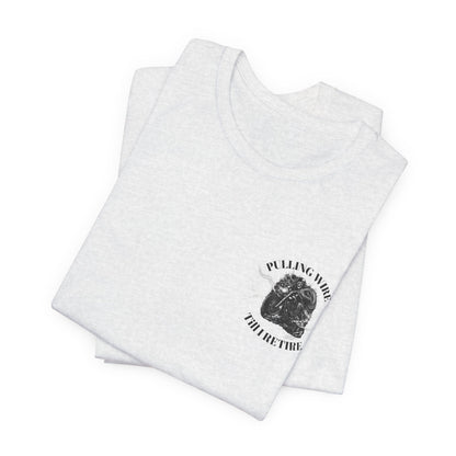 Pulling Wire Till I Retire Tee - Electrical Lineman Vintage Skull T-Shirt