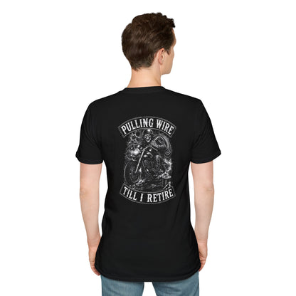 Pulling Wire Till I Retire- Graphic Tee