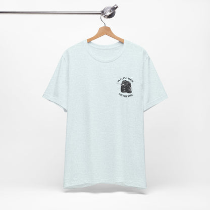Pulling Wire Till I Retire Tee - Electrical Lineman Vintage Skull T-Shirt