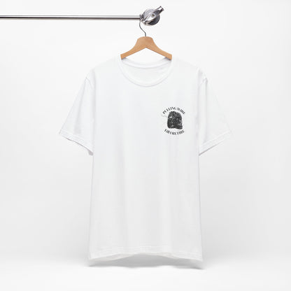 Pulling Wire Till I Retire Tee - Electrical Lineman Vintage Skull T-Shirt