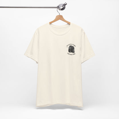 Pulling Wire Till I Retire Tee - Electrical Lineman Vintage Skull T-Shirt